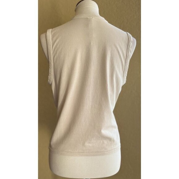 SKIMS Women's Outdoor Crew Neck Sleeveless Tank Top Size 4X Bone - Picture 3 of 10